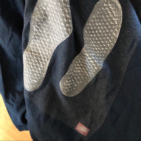 navy blue vans she graphic short sleeve tee M - Picture 6 of 6